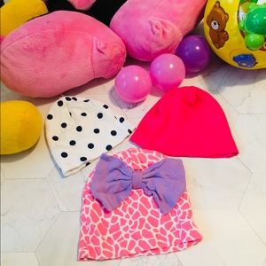Cute baby girl hats.